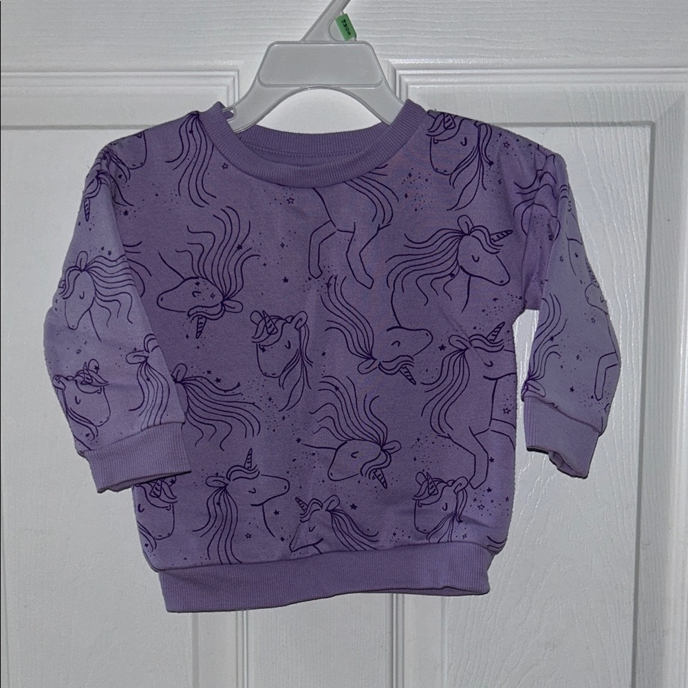 Primark Lavender Unicorn Kids Sweatshirt